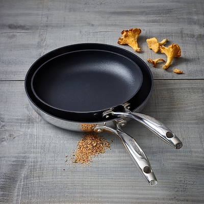 Scanpan Haptiq stegepandesæt Ø20+Ø28 cm