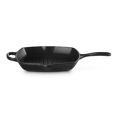 Le Creuset Signature støbejern grillpande 26 cm matte black