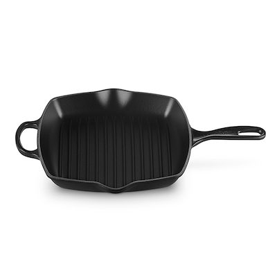 Le Creuset Signature støbejern grillpande 26 cm matte black