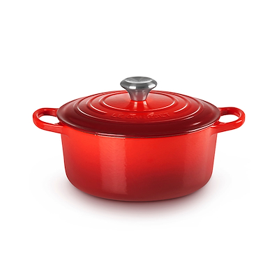 Le Creuset Signature støbejern rund gryde Ø24 cm cerise