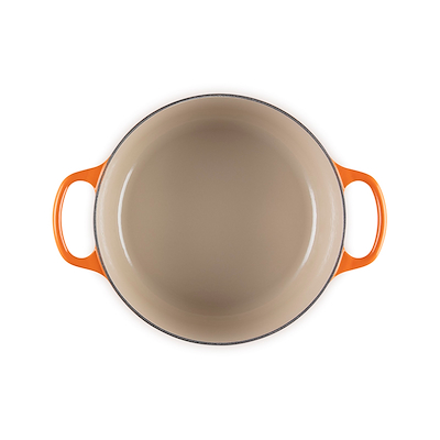 Le Creuset Signature støbejern rund gryde Ø24 cm volcanic
