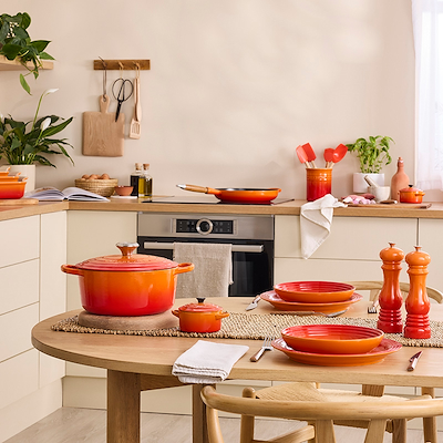 Le Creuset Signature støbejern rund gryde Ø24 cm volcanic