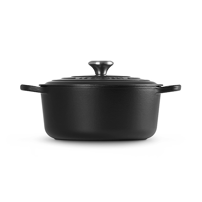 Le Creuset Signature støbejern rund gryde Ø26 cm matte black
