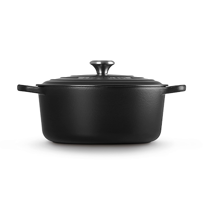 Le Creuset Signature støbejern rund gryde Ø28 cm matte black