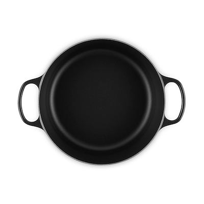 Le Creuset Signature støbejern rund gryde Ø28 cm matte black