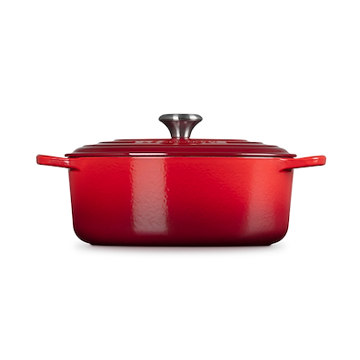 Le Creuset Signature støbejern oval gryde Ø29 cm cerise