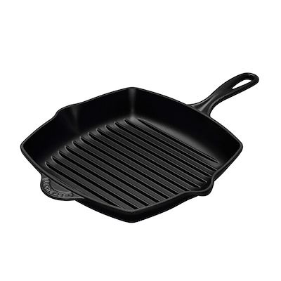 Le Creuset kvadratisk grillpande 26 cm sort