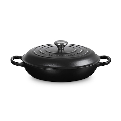 Le Creuset Signature støbejern buffetgryde Ø30 cm matte black