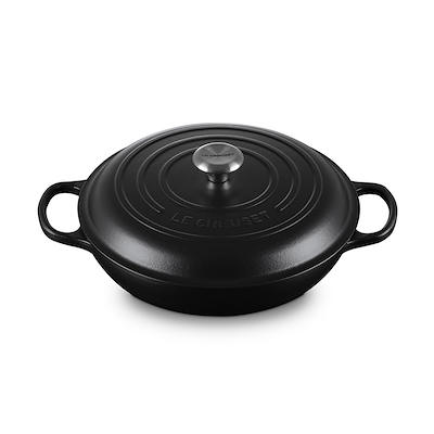 Le Creuset Signature støbejern buffetgryde Ø30 cm matte black