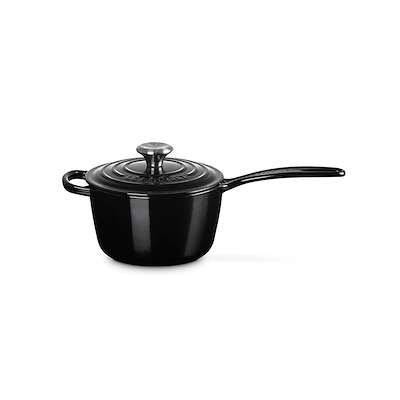 Le Creuset Signature støbejern kasserolle Ø16 cm black