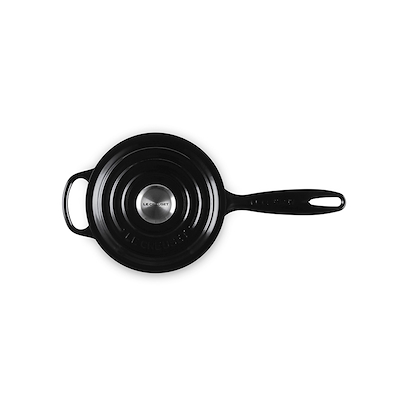 Le Creuset Signature støbejern kasserolle Ø16 cm black