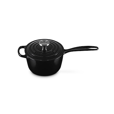 Le Creuset Signature støbejern kasserolle Ø16 cm black