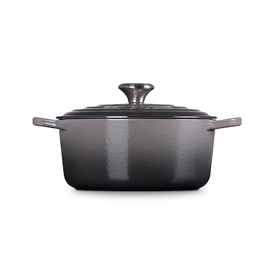 Le Creuset Signature støbejern rund gryde Ø24 cm flint