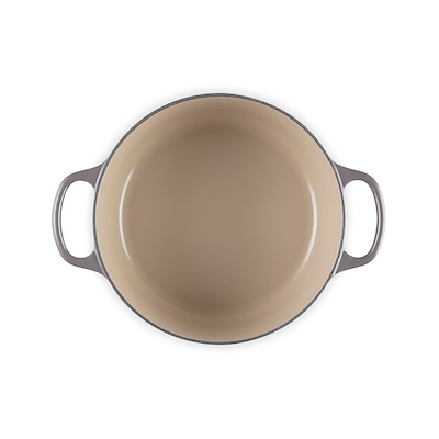 Le Creuset Signature støbejern rund gryde Ø24 cm flint