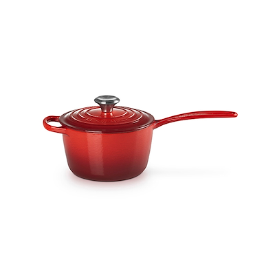 Le Creuset Signature støbejern kasserolle Ø16 cm cerise