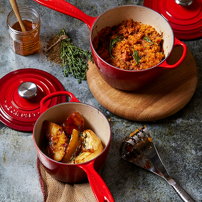 Le Creuset Signature støbejern kasserolle Ø16 cm cerise