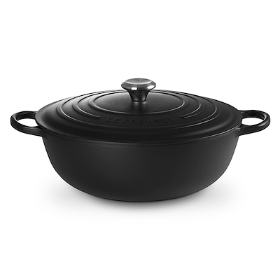 Le Creuset Signature støbejern stegegryde Ø32 cm matte black