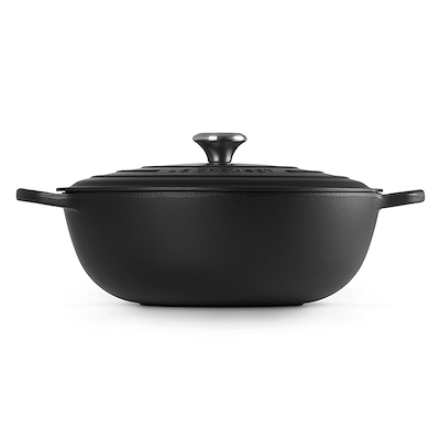 Le Creuset Signature støbejern stegegryde Ø32 cm matte black
