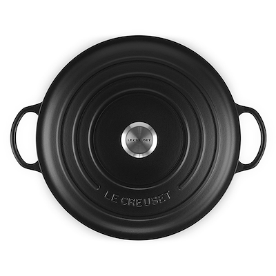 Le Creuset Signature støbejern stegegryde Ø32 cm matte black