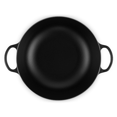 Le Creuset Signature støbejern stegegryde Ø32 cm matte black