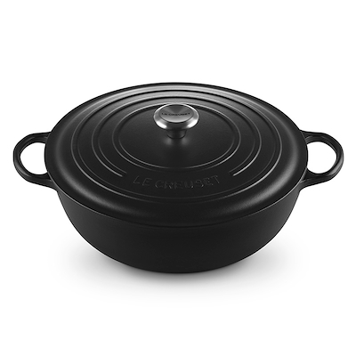 Le Creuset Signature støbejern stegegryde Ø 32 cm matte black