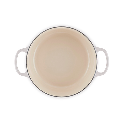 Le Creuset Signature støbejern rund gryde Ø24 cm shell pink