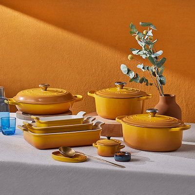 Le Creuset Signature støbejern rund gryde Ø24 cm nectar