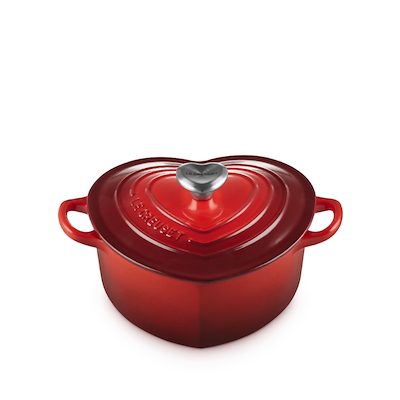 Le Creuset Signature hjertegryde lyserød 1,9 liter