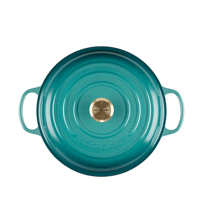 Le Creuset Signature støbejern buffetgryde Ø 30 cm bleu riviera