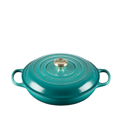 Le Creuset Signature støbejern buffetgryde Ø 30 cm bleu riviera