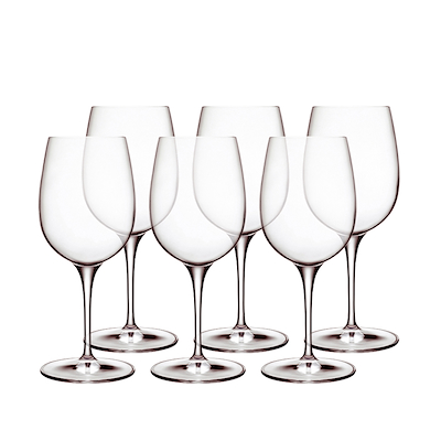 Luigi Bormioli Palace rødvinsglas 36,5 cl 6 stk.