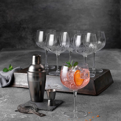 Luigi Bormioli Mixology Spansk Gin & Tonic glas 80 cl 4 stk.