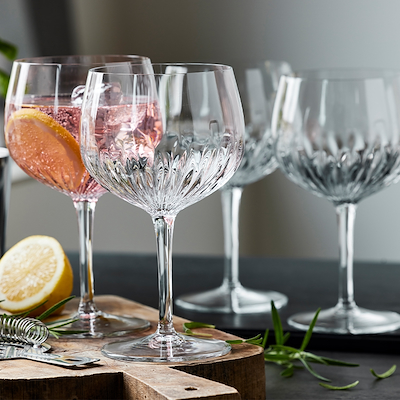Luigi Bormioli Mixology Spansk Gin & Tonic glas 80 cl 4 stk.