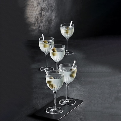 Luigi Bormioli Mixology cocktailglas Nick & Nora 4 stk. 15 cl