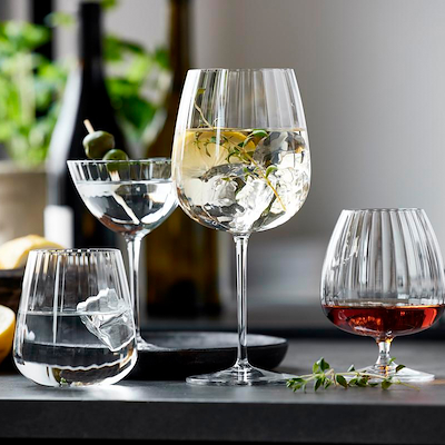 Luigi Bormioli Optica vandglas glas 45 cl 4 stk.