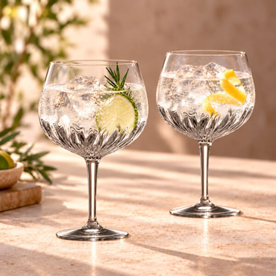 Luigi Bormioli Mixology amerikansk gin & tonic glas 80 cl 2 stk.