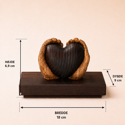 Maya Soele Care træfigur lys brun H 6,9 cm