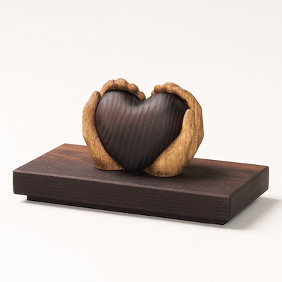 Maya Soele Care træfigur lys brun H 6,9 cm