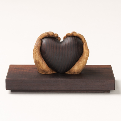 Maya Soele Care træfigur lys brun H 6,9 cm