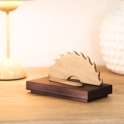 Maya Soele Lumber træfigur lys brun H 9,6 cm