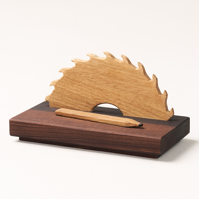 Maya Soele Lumber træfigur lys brun H 9,6 cm