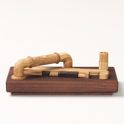 Maya Soele Plumbing træfigur lys brun H 5,9 cm