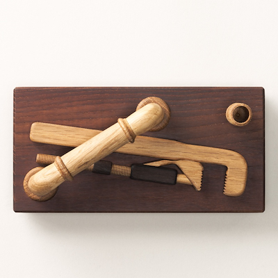 Maya Soele Plumbing træfigur lys brun H 5,9 cm
