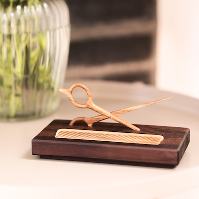 Maya Soele Beauty træfigur lys brun H 8,1 cm