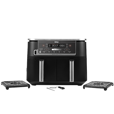 Ninja Foodi AF451 airfryer Max Dual Zone inkl. termometer 9,5 liter