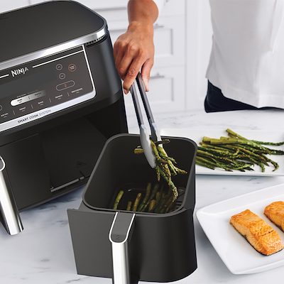 Ninja Foodi AF451 airfryer Max Dual Zone inkl. termometer 9,5 liter