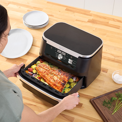 Ninja Foodi AF500EU FlexDrawer airfryer & dehydrator 10,4 liter 2470 watt