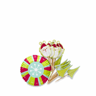 Muffinforme snowflake wishes Ø5 cm 24 stk.