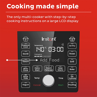 Instant Pot Duo Crisp multikoger med ultimate airfryer & dehydrator