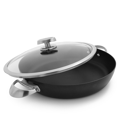Scanpan Pro IQ chefpande med glaslåg 32 cm
